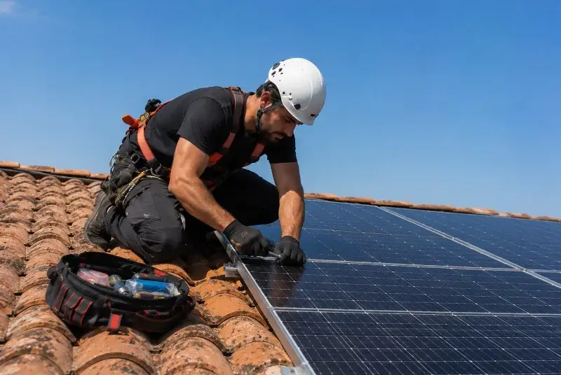 Maintenance et monitoring de panneaux solaires à Luçon