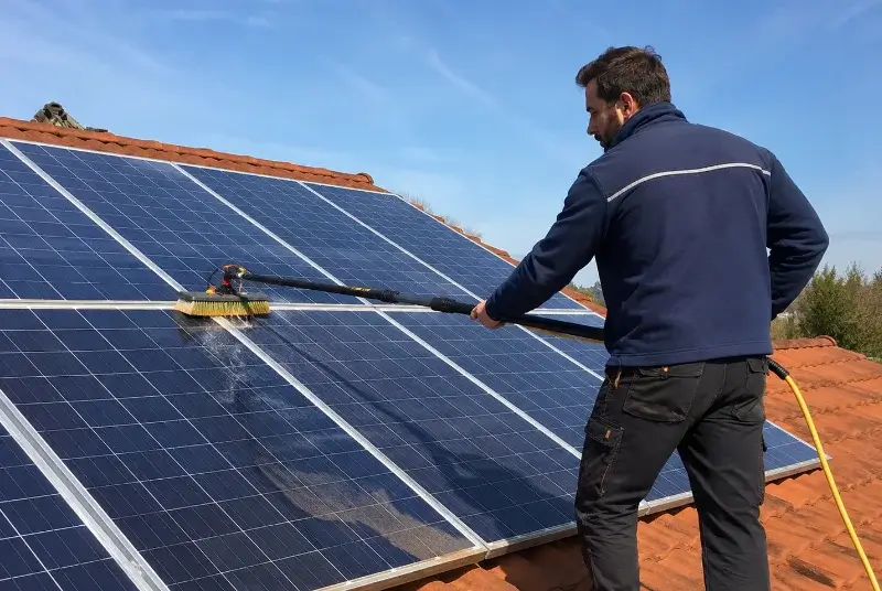 Nettoyage et entretien de panneaux solaires à Luçon