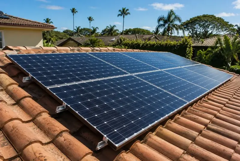 Installation de panneaux solaires à Luçon